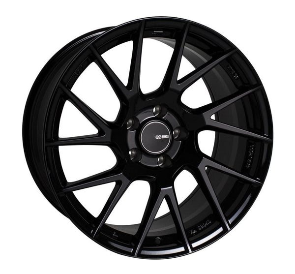 Enkei TM7 17x8 5x114.3 35mm Offset 72.60 Bore Black Wheel - Premium Wheels - Cast from Enkei - Just 1061.62 SR! Shop now at Motors