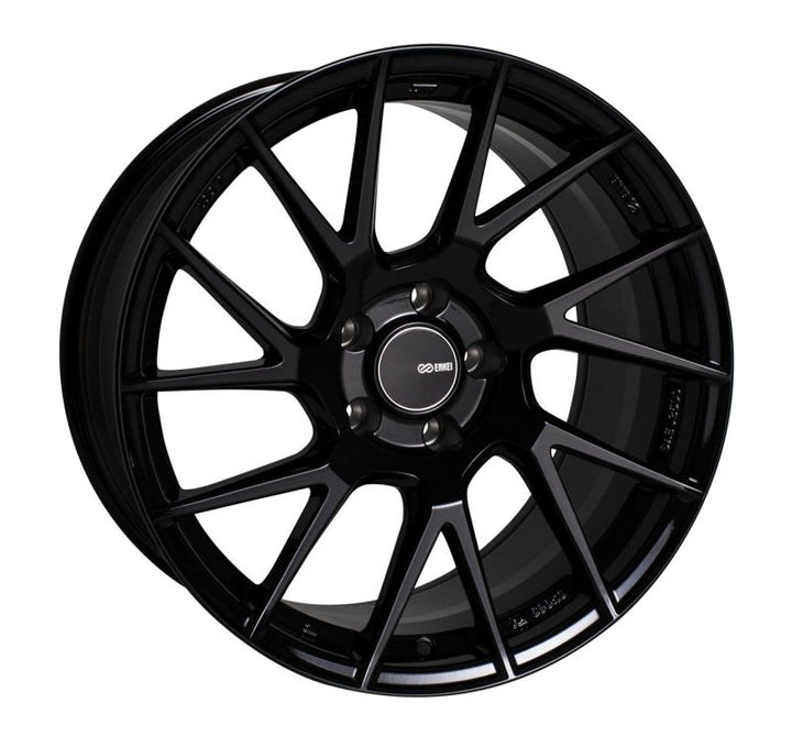 Enkei TM7 18x8 5x100 45mm Offset 72.60 Bore - Black Wheel - Premium Wheels - Cast from Enkei - Just 1404.59 SR! Shop now at Motors