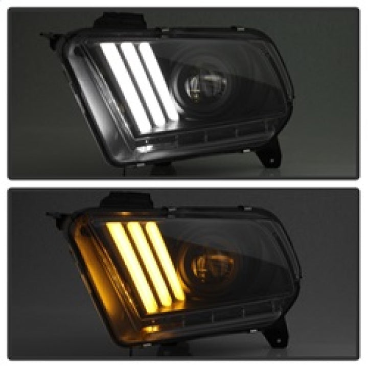 Spyder Ford Mustang 10-13 Projector Headlights - HID Model Only - Black PRO-YD-FM2010V2-HID-BK - Premium Headlights from SPYDER - Just 2355.44 SR! Shop now at Motors