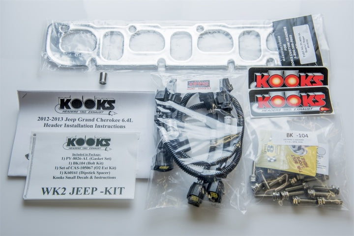Kooks 2012+ WK2 Jeep/ Durango 6.4L 1-7/8in x 3in SS Long Tube Headers - Cat SS Conn Pipe - Premium Headers & Manifolds from Kooks Headers - Just 12288.19 SR! Shop now at Motors