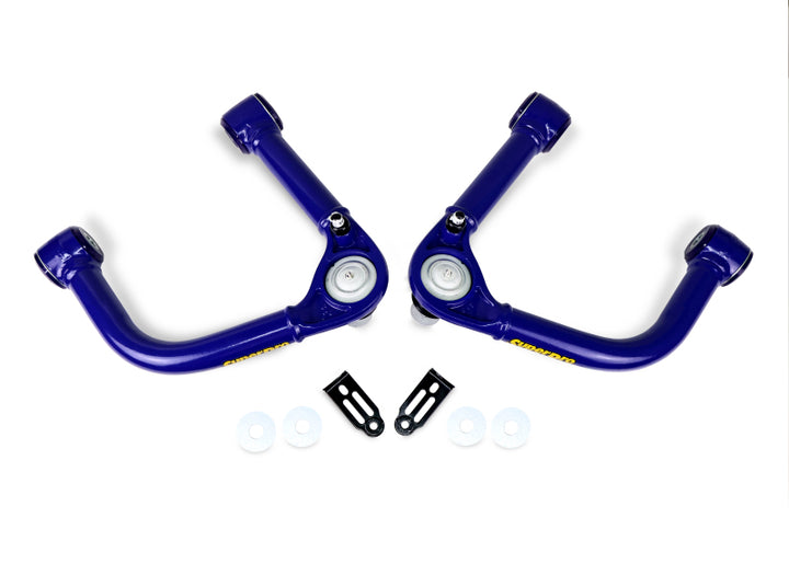 SuperPro 22-23 Toyota Tundra Fixed Offset Front Upper Control Arm Set - Premium Control Arms from Superpro - Just 2062.56 SR! Shop now at Motors