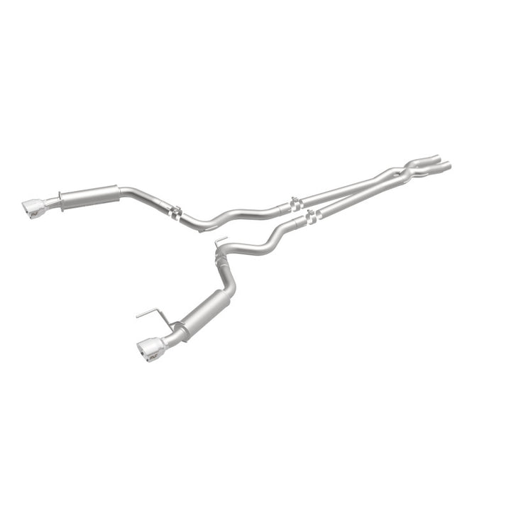 MagnaFlow Cat Back, SS, 2.5in, Competition, Dual Split Polished 4.5in Tips 2015 Ford Mustang V6 3.7L - Premium Catback from Magnaflow - Just 5679.48 SR! Shop now at Motors