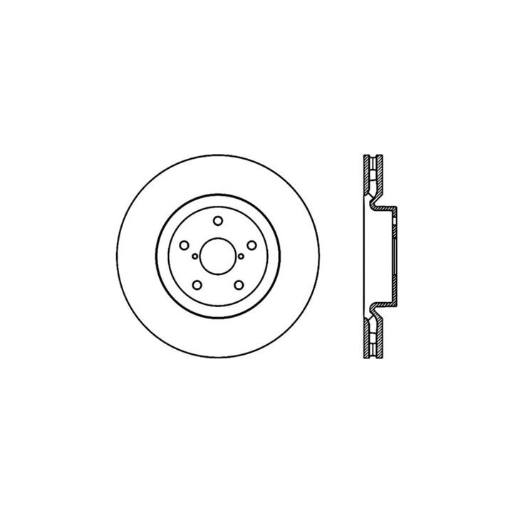 Stoptech 05-07 Subaru Impreza WRX Sti Front High Carbon CRYO-STOP Rotor - Premium Brake Rotors - OE from Stoptech - Just 640.19 SR! Shop now at Motors