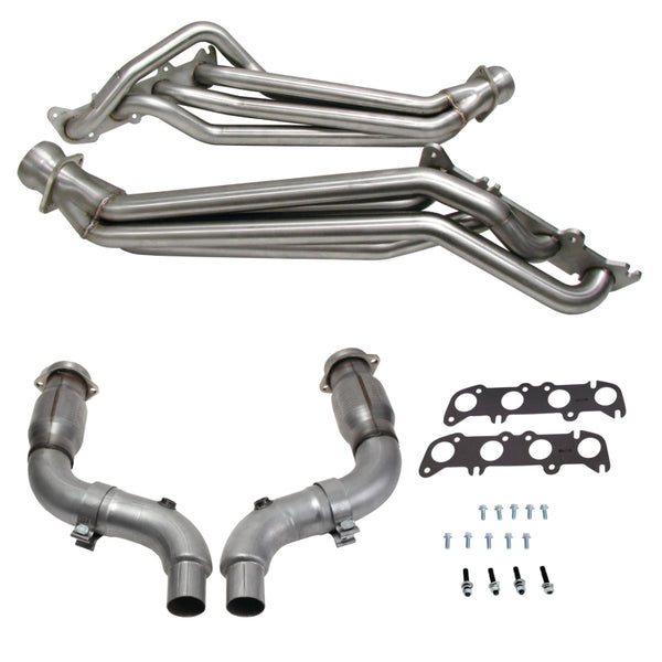 BBK 15-23 Ford Mustang GT 5.0 1-7/8in Long Tube Headers (304SS) w/High Flow Catted Mid Pipe - Premium Headers & Manifolds from BBK - Just 6192.91 SR! Shop now at Motors