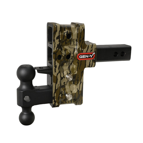 Gen-Y Mega Duty 2in Shank 5in Offset Drop 1.5K TW 10K Hitch w/GH-031 Dual-Ball/GH-032 - Mossy Oak - Premium Hitch Receivers from GEN-Y Hitch - Just 1547.37 SR! Shop now at Motors