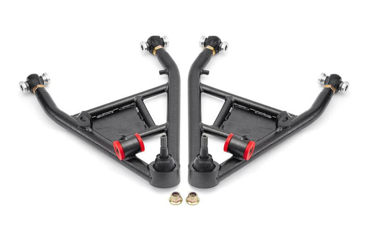 BMR 14-19 Chevrolet Corvette C7 Rear Lower Control Arms For 15in Conversion Kit - Black Hammertone - Premium Control Arms from BMR Suspension - Just 2662.39 SR! Shop now at Motors