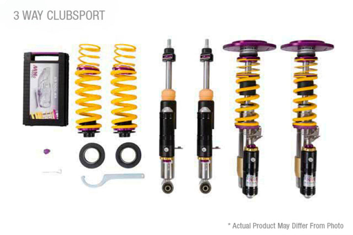 KW Clubsport Kit 3 Way BMW 2series F22 Coupe 2WD without EDC - Premium Coilovers from KW - Just 23160.59 SR! Shop now at Motors