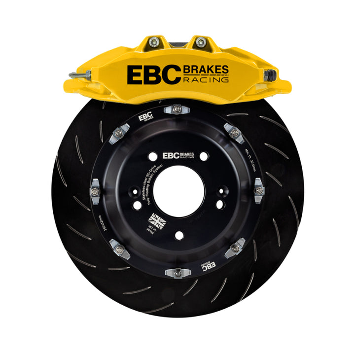 EBC Racing 20-23 Volkswagen Golf R Yellow Apollo-6 Calipers 380mm Rotors Front Big Brake Kit - Premium Big Brake Kits from EBC - Just 9932.13 SR! Shop now at Motors