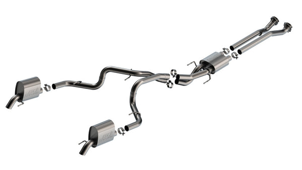 Borla 23-24 Jeep Grand Wagoneer 3.0L I6 Turbo 2.75in S-Type Turndown Tip Catback Exhaust - Premium Catback from Borla - Just 6892.77 SR! Shop now at Motors