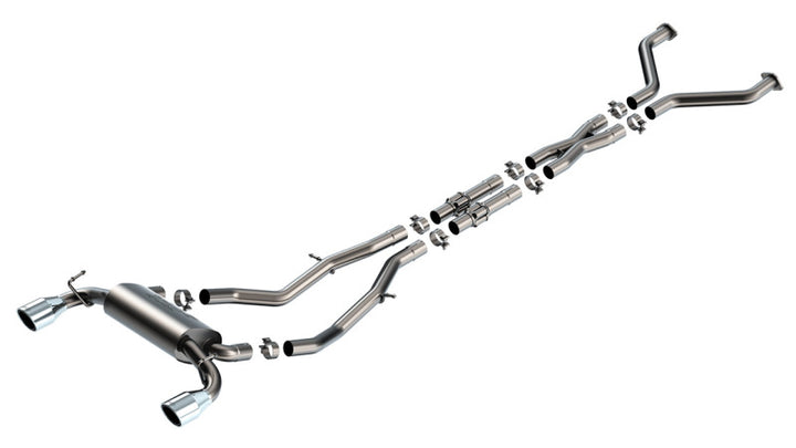 Borla 23-24 Nissan Z 2.5in S-Type Cat Back Exhaust 4.5in Tip - Stainless Steel Tips - Premium Catback from Borla - Just 8026.20 SR! Shop now at Motors