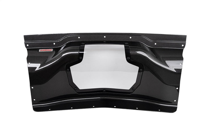 Corsa 2020+ Chevrolet Corvette C8/Z06 Carbon Fiber Air Intake Trunk Panel with Polycarbonate - Premium Cold Air Intakes from CORSA Performance - Just 5335.06 SR! Shop now at Motors