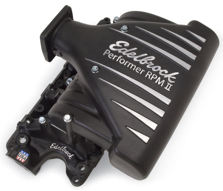 Edelbrock Intake Manifold Ford Mustang 5 0L Performer RPM II Manifold Black Finish - Premium Intake Manifolds from Edelbrock - Just 3864.08 SR! Shop now at Motors