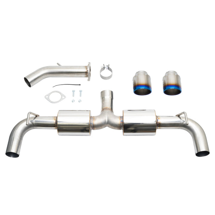 Injen 19-22 Hyundai Veloster N L4 2.0L Turbo Performance SS Axle Back Exhaust System - Burnt Ti Tips - Premium Axle Back from Injen - Just 3747.78 SR! Shop now at Motors