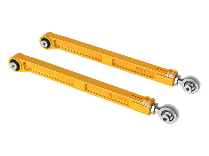 ICON 22-23 Toyota Tundra / 2024 Toyota Tacoma Billet Rear Lower Link Kit - Gold Anodized - Premium Suspension Arms & Components from ICON - Just 5552.68 SR! Shop now at Motors