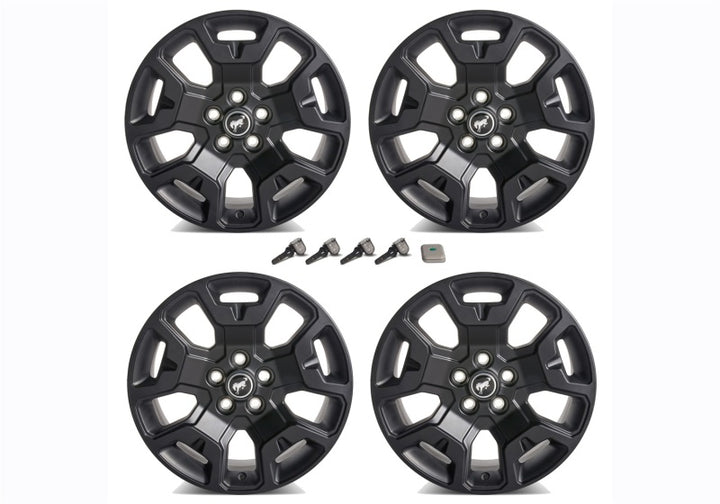 Ford Racing 2021+ Bronco Sport 17in Low Gloss Black Wheel Kit - Premium Wheels - Cast from Ford Racing - Just 4036.68 SR! Shop now at Motors