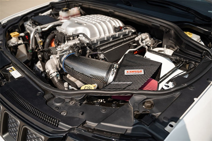 Corsa 20-23 Dodge Durango SRT Hellcat Carbon Fiber Air Intake w/ DryTech 3D No Oil Filter - Premium Cold Air Intakes from CORSA Performance - Just 2848.69 SR! Shop now at Motors