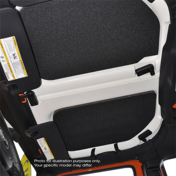 DEI 11-18 Jeep Wrangler JK 4-Door Boom Mat Headliner - 4 Piece - Black Leather Look - Premium Hard Top Accessories from DEI - Just 1690.73 SR! Shop now at Motors