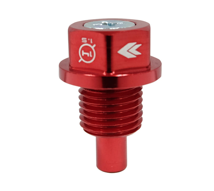 NRG Magnetic Oil Drain Plug M14X1.5 Acura/Honda/Mazda/Mitsubishi - Red - Premium Drain Plugs from NRG - Just 67.61 SR! Shop now at Motors