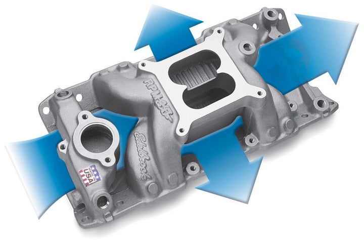 Edelbrock S/B Chevy RPM Air-Gap Manifold - Premium Intake Manifolds from Edelbrock - Just 1340.65 SR! Shop now at Motors