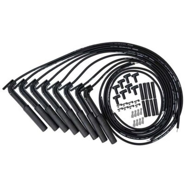 Moroso Universal Ultra 40 Long Handle Hemi Plug Ends Black Remote Coils Wire Set - Premium Spark Plug Wire Sets from Moroso - Just 986.50 SR! Shop now at Motors