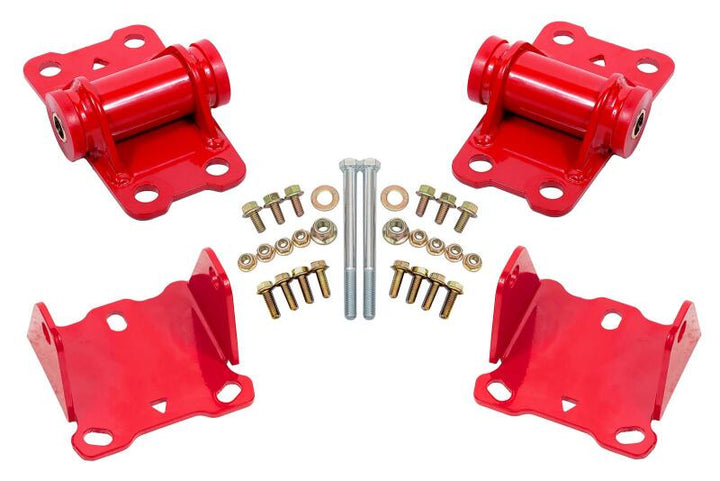 BMR 78-87 G-Body Motor Mount Kit Upper & Lower Poly - Red - Premium Engine Mounts from BMR Suspension - Just 374.82 SR! Shop now at Motors