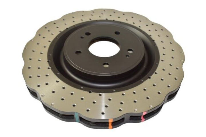 DBA 2008 Mitsubishi Lancer Evolution Front 4000 Series Drilled Wavey Rotor - Premium Brake Rotors - Drilled from DBA - Just 1258.08 SR! Shop now at Motors