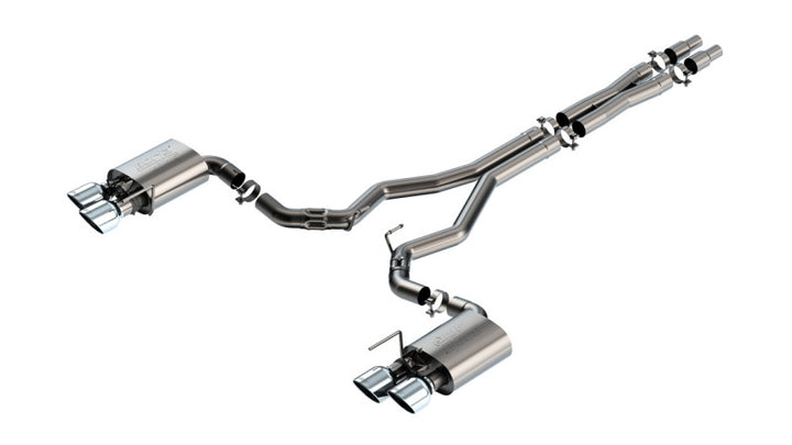 Borla 2024 Ford Mustang Dark Horse 5.0L V8 w/ Active Exhaust ATAK Cat-Back Exhaust System - Premium Catback from Borla - Just 9983.29 SR! Shop now at Motors