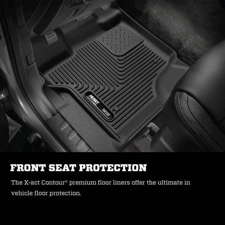 Husky Liners 23-23 Honda CR-V X-Act Contour Front Row Floor Liners Black - Premium Floor Mats - Rubber from Husky Liners - Just 525.78 SR! Shop now at Motors