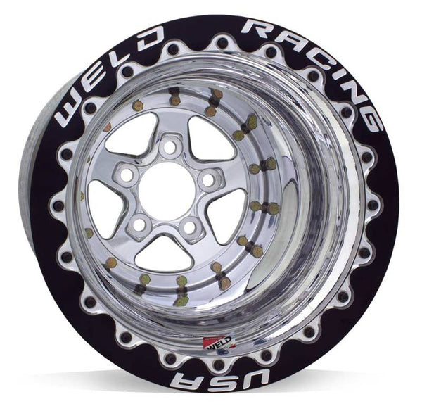 Weld Alumastar 2.0 15x10 / 5x4.75 BP 1.7 / 5in. BS Polished CTR Wheel - Non-Beadlock - Premium Wheels - Forged from Weld - Just 2924.20 SR! Shop now at Motors