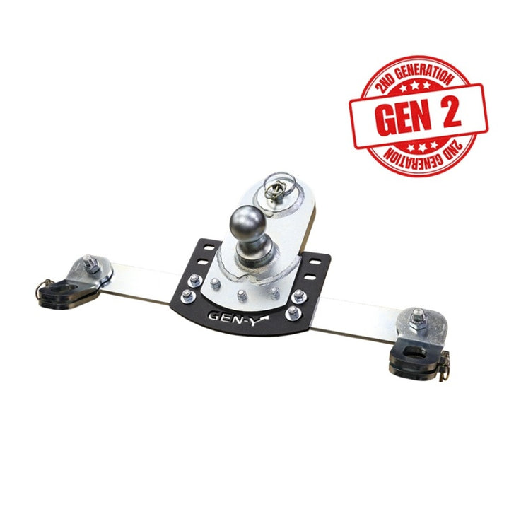 Gen-Y 20-24 GM Short/Long Bed GoosePuck II 5in Offset Ball Puck Mount 25K TW w/Safety Chain Anchors - Premium Hitch Ball Mounts from GEN-Y Hitch - Just 2095.38 SR! Shop now at Motors