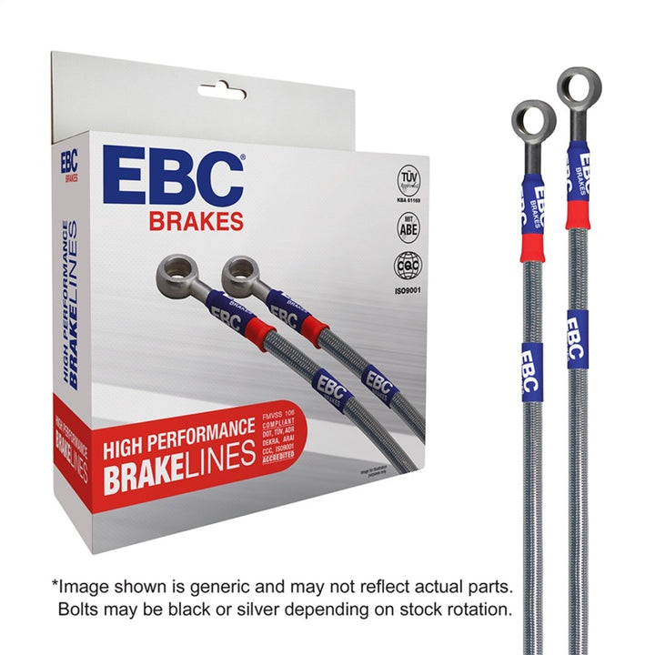 EBC 97-04 Chevrolet Corvette (C5) 5.7L Front & Rear Stainless Steel Brake Line Kit - Premium Brake Line Kits from EBC - Just 464.91 SR! Shop now at Motors