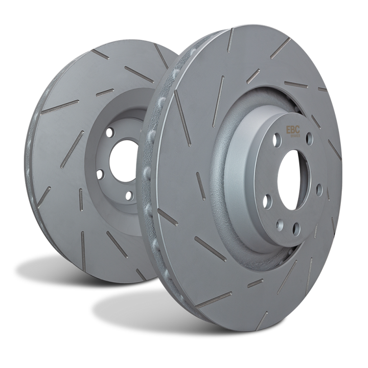 EBC 2020+ Cadillac CT4 Luxury 2.0T Rear USR Slotted Rotors - Premium Brake Rotors - Slotted from EBC - Just 388.15 SR! Shop now at Motors