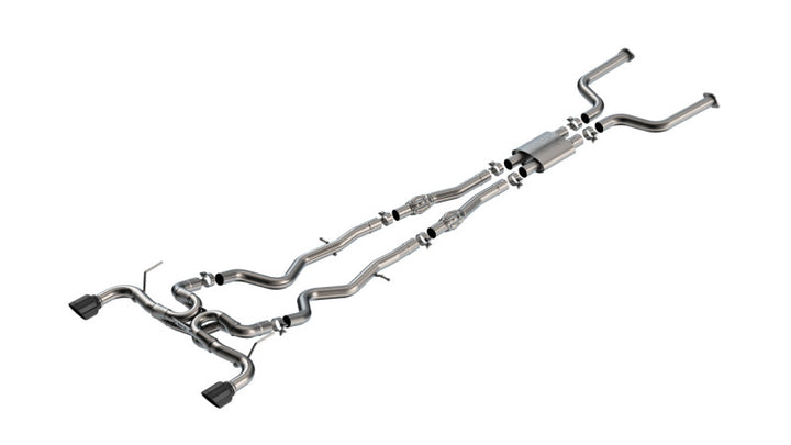 Borla 16-24 Infinity Q50 (Auto V6) ATAK Cat Back - 4.5in Black Chrome Tip - Premium Catback from Borla - Just 7564.34 SR! Shop now at Motors