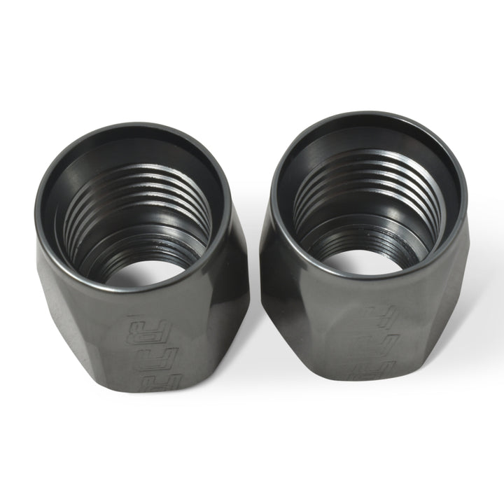 Russell Hose End Socket -6 AN Polished & Gray Anodized (2 PACK) - Premium Fittings from Russell - Just 33.62 SR! Shop now at Motors