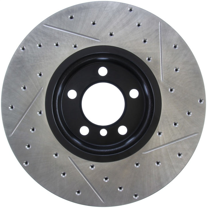 StopTech BMW 12-15 335i / 2014 428i / 2015 235i/228i Front Right Slotted & Drilled Sport Brake Rotor - Premium Brake Rotors - Slot & Drilled from Stoptech - Just 1128.31 SR! Shop now at Motors