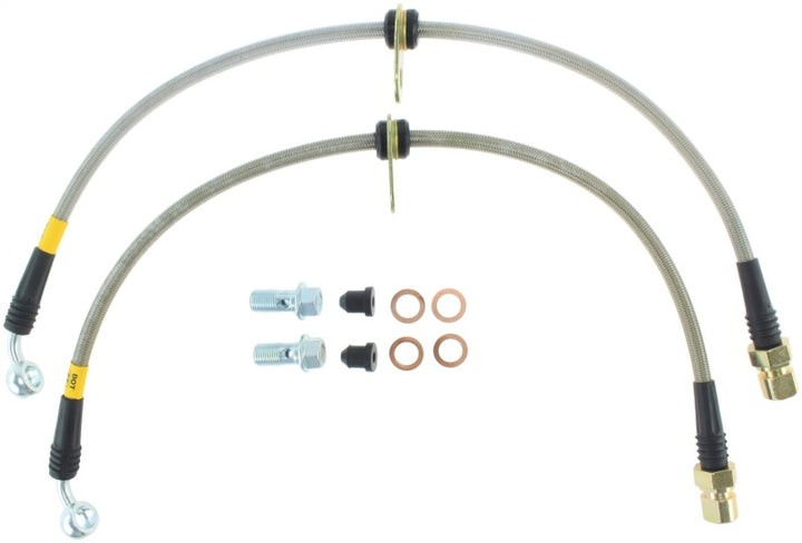 StopTech 10+ Camaro SS V8 Stainless Steel Front Brake Lines - Premium Brake Line Kits from Stoptech - Just 314.49 SR! Shop now at Motors