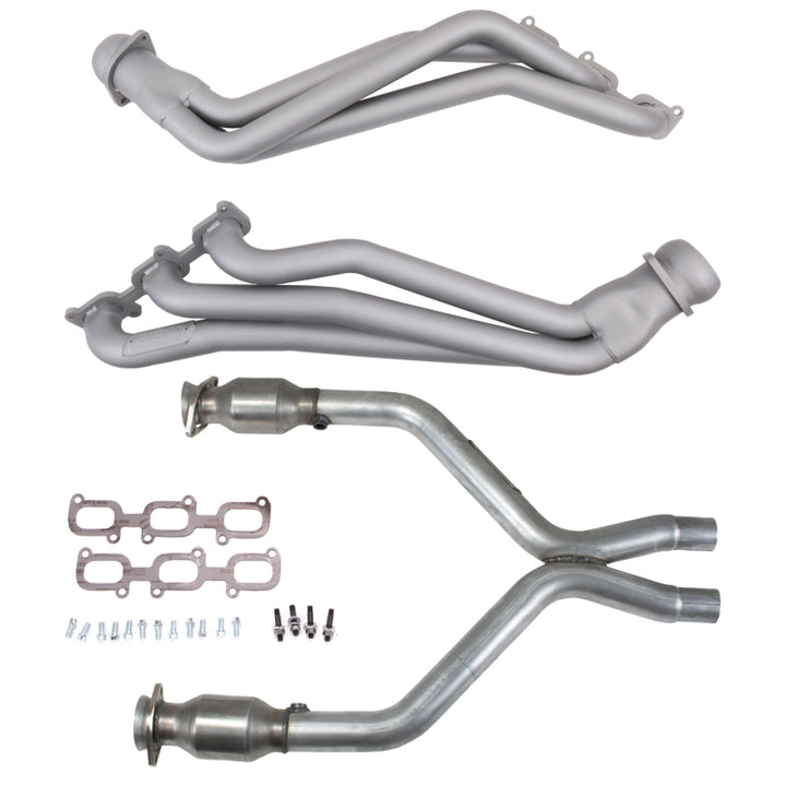 BBK 11-14 Ford Mustang V6 1-3/4 Long Tube Headers w/High Flow Catted X-Pipe (Ti Ceramic) - Premium Headers & Manifolds from BBK - Just 4503.92 SR! Shop now at Motors