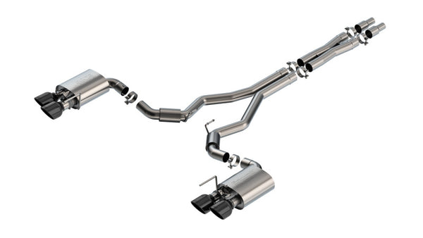 Borla 2024 Ford Mustang Dark Horse 5.0L V8 w/Active Exhaust S-Type Cat-Back Exhaust System - BC Tips - Premium Catback from Borla - Just 10226.79 SR! Shop now at Motors