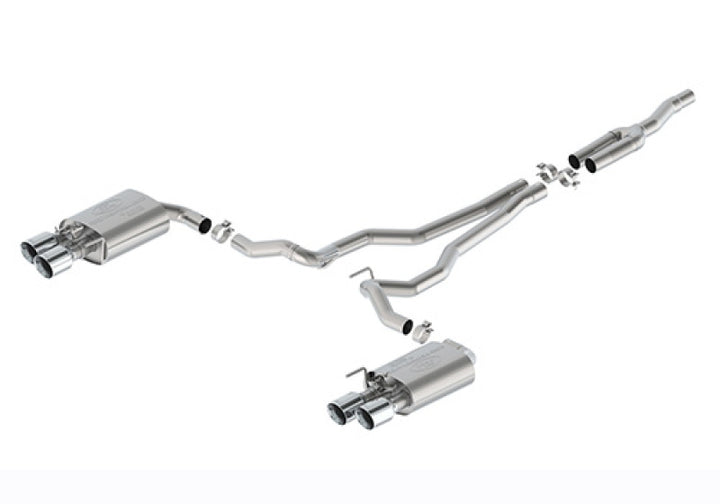 Ford Racing 2024 Mustang 2.3L Sport Active Cat-Back Exhaust - Chrome Tip - Premium Catback from Ford Racing - Just 10219.54 SR! Shop now at Motors