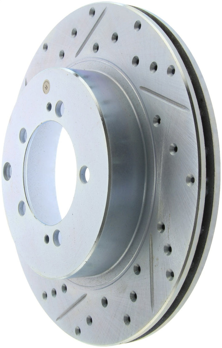 StopTech Select Sport Drilled & Slotted Rotor - Front Left - Premium Brake Rotors - Slot & Drilled from Stoptech - Just 372.32 SR! Shop now at Motors