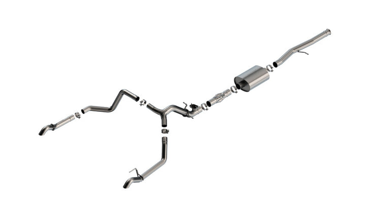 Borla 2024 Chevrolet/GMC 1500 ZR2 & AT4X 6.2L V8 4WD 4DR ATAK Catback Exhaust w/ Turndown Tips - Premium Catback from Borla - Just 5887.95 SR! Shop now at Motors