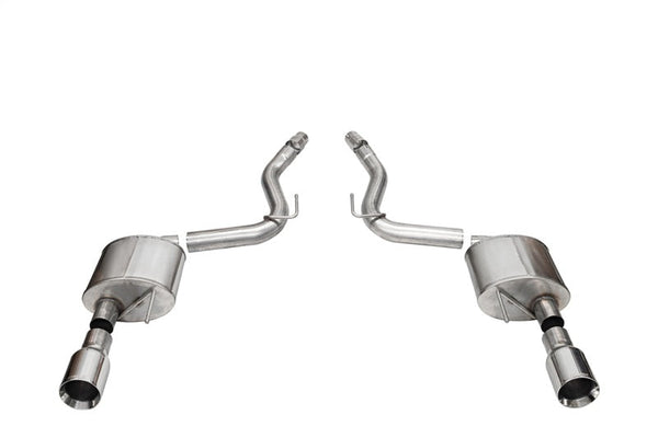 Corsa 2024 Ford Mustang GT Sport Axle-Back Dual Rear Exit with 4.5in Straight Cut Polished Tips - Premium Axle Back from CORSA Performance - Just 5066.88 SR! Shop now at Motors