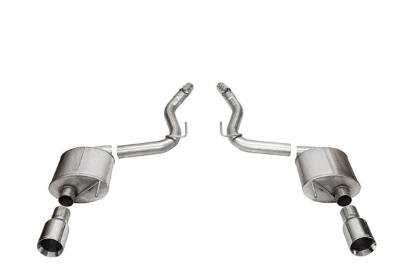 Corsa 2024 rd Mustang GT Touring Axle-Back Ex.Sys 3.0in Dual Rear Exit w/4.5in Straight CutTips - Premium Axle Back from CORSA Performance - Just 5629.87 SR! Shop now at Motors