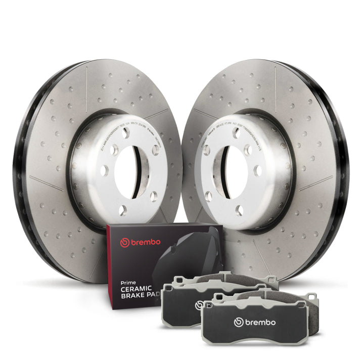 Brembo OE 12-15 BMW 335i/14-16 335i GT xDrive/13-15 335i xDrive/16-18 340i Front Disc Brake Kit - Premium Brake Rotors - OE from Brembo OE - Just 3038.15 SR! Shop now at Motors