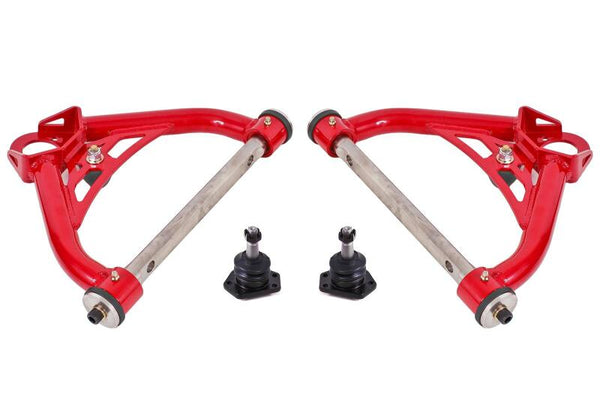 BMR 70-81 Chevrolet Camaro A-Arms Upper Non-Adjustable Delrin Std Ball Joint - Red - Premium Control Arms from BMR Suspension - Just 1499.86 SR! Shop now at Motors