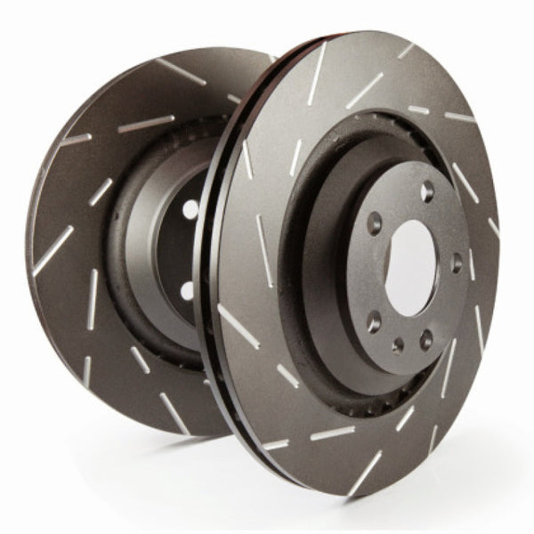 EBC 2021+ Ford Bronco (6th Generation) 2.30 Turbo USR Slotted Front Rotors - Premium Brake Rotors - Slotted from EBC - Just 1241.85 SR! Shop now at Motors