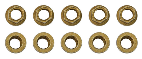 Moroso 1/4in-28 Zinc Flange Nut w/ Washer Face  - 10 Pack - Premium Hardware Kits - Other from Moroso - Just 44.98 SR! Shop now at Motors