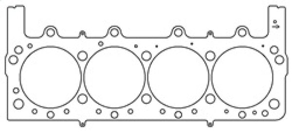 Cometic Ford 460 Pro Stock V8 .045in MLS Cylinder Head Gasket - 4.600in Bore - A500 Block - RHS - Premium Head Gaskets from Cometic Gasket - Just 503.68 SR! Shop now at Motors