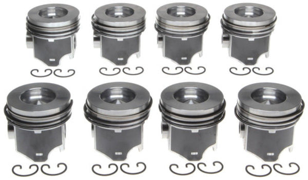 Mahle OE Ford IHC T444E 445 V8 7.3L Powerstroke Direct Injection Turbo Piston Set (Set of 8) - Premium Piston Sets - Diesel from Mahle OE - Just 5020.77 SR! Shop now at Motors