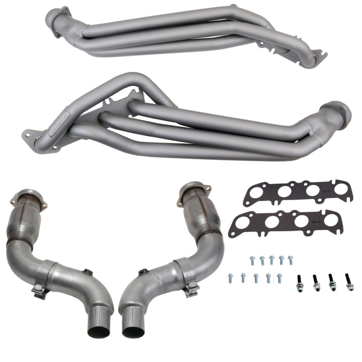 BBK 15-23 Ford Mustang GT 1-3/4 Long Tube Headers w/High Flow Catted X-Pipe (Ti Ceramic) - Premium Headers & Manifolds from BBK - Just 5254.58 SR! Shop now at Motors